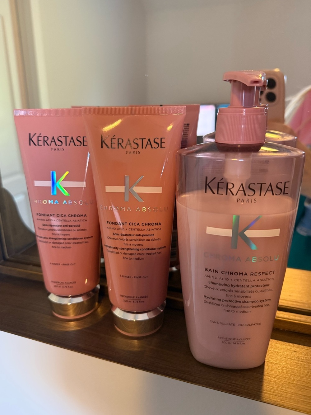 Kérastase Chroma Absolu Shampoo & Conditioner for Fine to Medium Hair